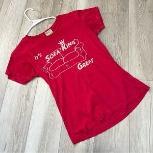 Vintage Palmercash Tshirt its sofaking great womens Red (medium) single stitch